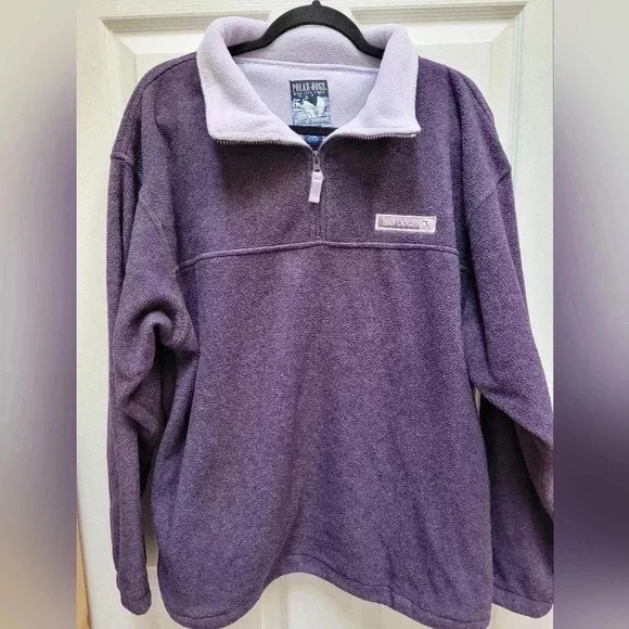 Polar Big Dogs Vintage High Tech Gear Womens Half Zip Pullover Jacket Size Large - Picture 1 of 3
